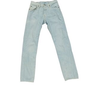 Levi's 501 Women's Light Wash Blue Jeans 26x32 Straight Leg